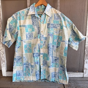 Cooke Street Honolulu Hawaiian Shirt // Size L Cotton // Vintage Aloha Shirt Classic Hawaiian Shirt