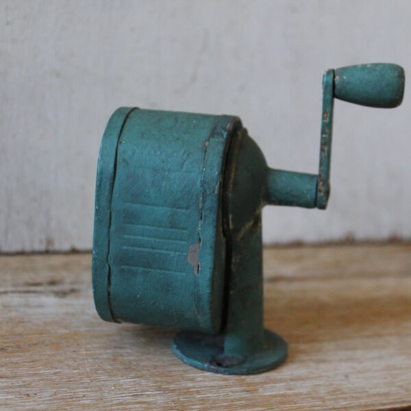 Vintage Metal Schoolhouse Pencil Sharpener