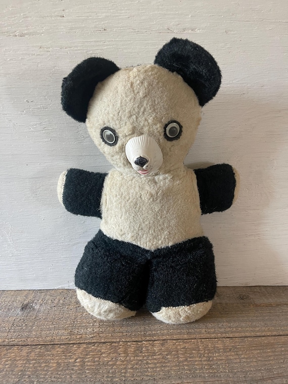 Antique Black & White Panda Bear // 