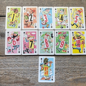 Juego de cartas Crazy Eights // 2002 Think Fun Inc. // Baraja de 45 cartas // Juego de cartas divertido para niños y familias