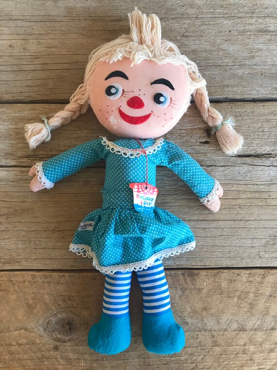 Poupée Anglaise Vintage/jouet ancien/old British doll/Bluebell/miss happy heart