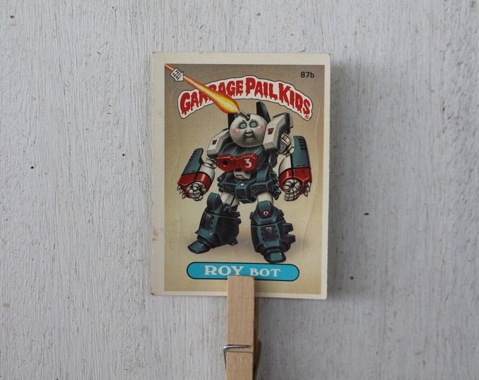 Vintage Garbage Pail Kids Cardroy Bot - Etsy