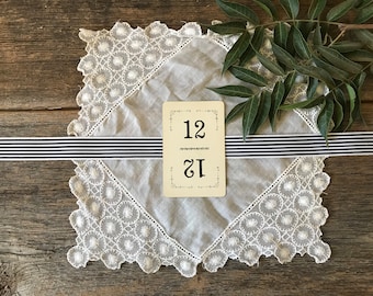 Wedding Table Numbers // Vintage Playing Cards // Set of 15