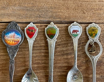 Vintage California Souvenir Spoons // You Choose // Collectible
