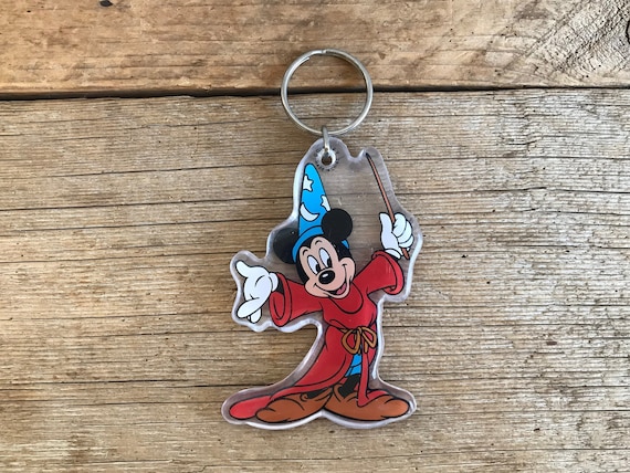 Vintage Mickey Mouse Keychain First Name Bill Walt Disney Safari Vintage  C143