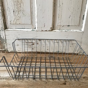 Extra Large Vintage Letter Tray Basket // Vintage Office
