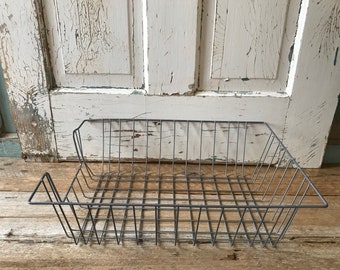 Extra Large Vintage Letter Tray Basket 16 1/2" x 12" x 5"