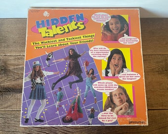 Hidden Talents // Vintage 1994 Board Game by Pressman // Girls Night // 90's Kid