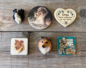 Vintage Dog Magnets // Sold Individually