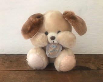Vintage Gerber Products "Peek A Puppy" Stuffed Plush Dog