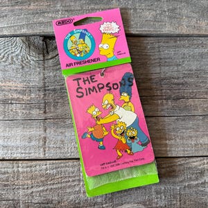 Kimama Vintage シンプソンズ エアフレッシュナー Vintage 1990s Simpsons Car Air Fresheners, New in Package, Set of