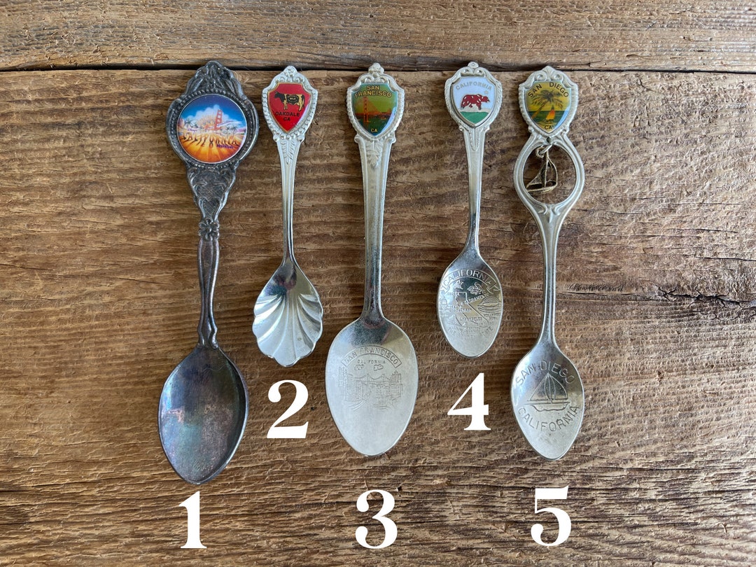 Vintage California Souvenir Spoons // You Choose // Collectible