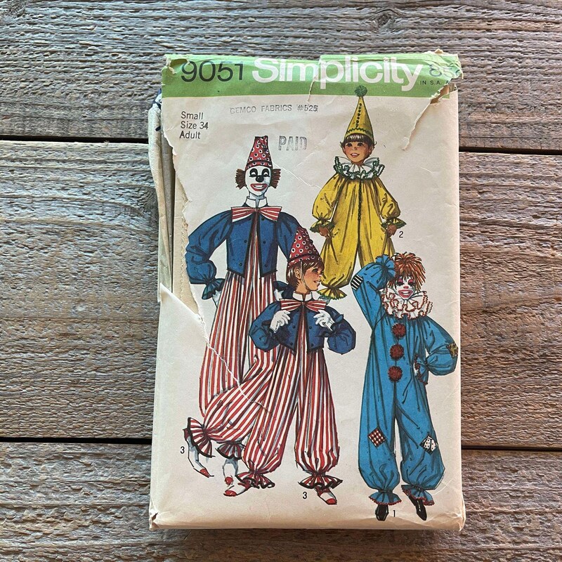 CLASSIC CLOWN ADULT COSTUME SMALL main image 0