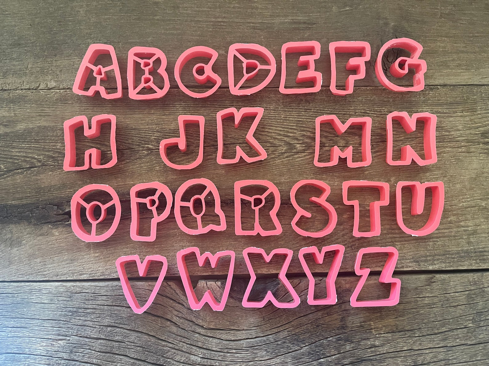 Vintage Jello Jigglers Alphabet Mold // Missing 2 Letters Etsy
