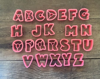 Vintage Jello Jigglers Alphabet Mold // Missing 2 Letters