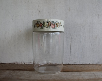 Vintage Glass Spice of Life Pyrex Canister