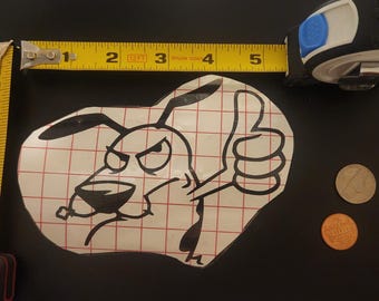 Courage the Cowardly Dog (Vinyl decal)