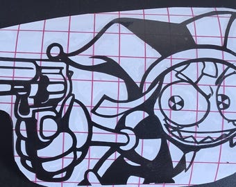 Pomni-vinylsticker – The Digital Circus Character Art (weerbestendig vinyl)
