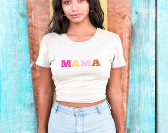 Colorful Mama T-Shirt: Garment-Dyed US Cotton Tee