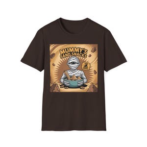 Mummy&#39;s Sand Snacks T-Shirt | Halloween Costume, Fun Graphic Tee, Unisex Apparel, Gift for Spooky Season, Party Wear