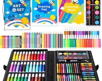 iBayam 149 Pack Art Supplies Drawing & Painting Kit | All-in-One Art Set with Crayons,