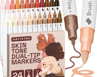 ARTISTRO 24 Skin Tone Acrylic Paint Markers