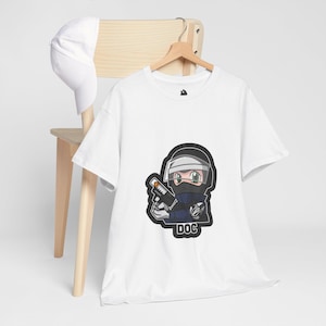 R6 Doc cartoon Tshirt, Rainbow 6 siege, R6 funny, gamer tshirt