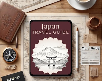 Guía de viaje digital por Japón / Itinerario de 15 días / PDF imprimible / Tokio, Kioto, Osaka, Hiroshima y más
