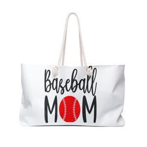 Baseball Mom Weekender Bag, Tote für Sportveranstaltungen, Geschenk für Baseball Mütter, Reisetasche, Custom Sport Tote