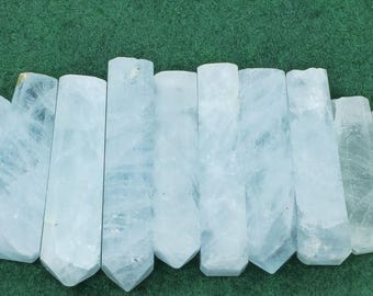 Aquamarine 10-Piece Pendants, Wholesale Lot