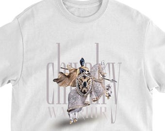 Vintage Knight Graphic T-Shirt: Medieval Chivalry Warrior Tee