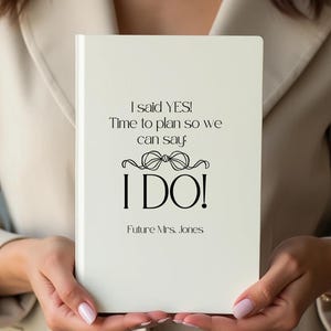 Personalized Wedding Planning Journal: Future Mrs. Keepsake Gift