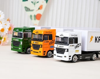 Personalisierter Spielzeug-LKW mit Namen,Benutzerdefiniertes Namensspielzeug für Kinder,Spielzeug-LKW,Baby-Dusche-Geschenk,Geburtstagsgeschenk,Kleinkind-Namensspielzeug,Kindergeschenk,Kuchendekoration