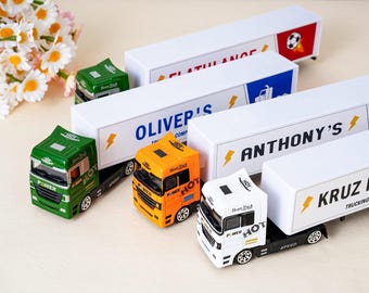 Custom Kids Gift,Toy Truck With Name,Personalized Toy Truck for Boy,Name on Truck,Customized Toy Truck,Birthday Gift for Kids,Child Gift