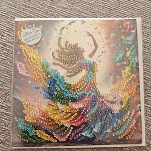 Diamond Art Greetings Card