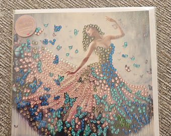 Wenskaart Diamond Art