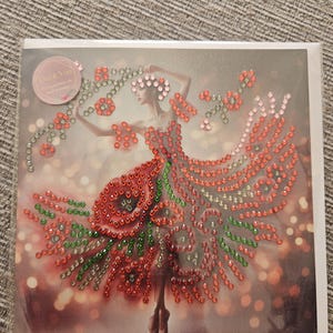 Diamond Art Greetings Card