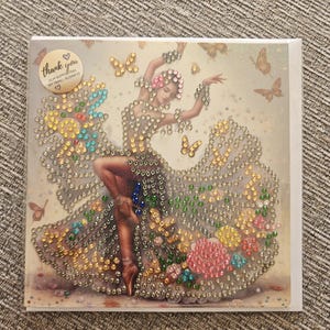 Diamond Art Greetings Card