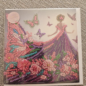 Diamond Art Greetings Card