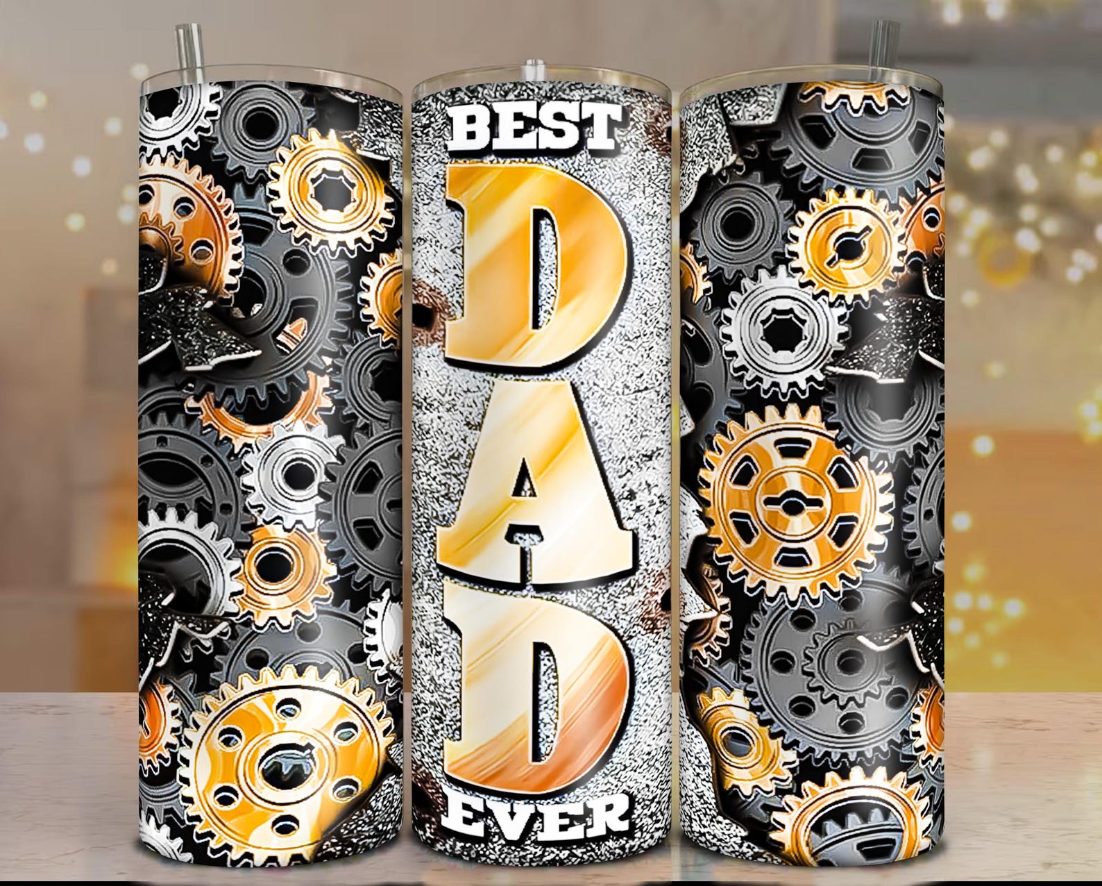 Best DAD Ever Tumbler Wrap 20oz Png Wrap Digital File - Etsy