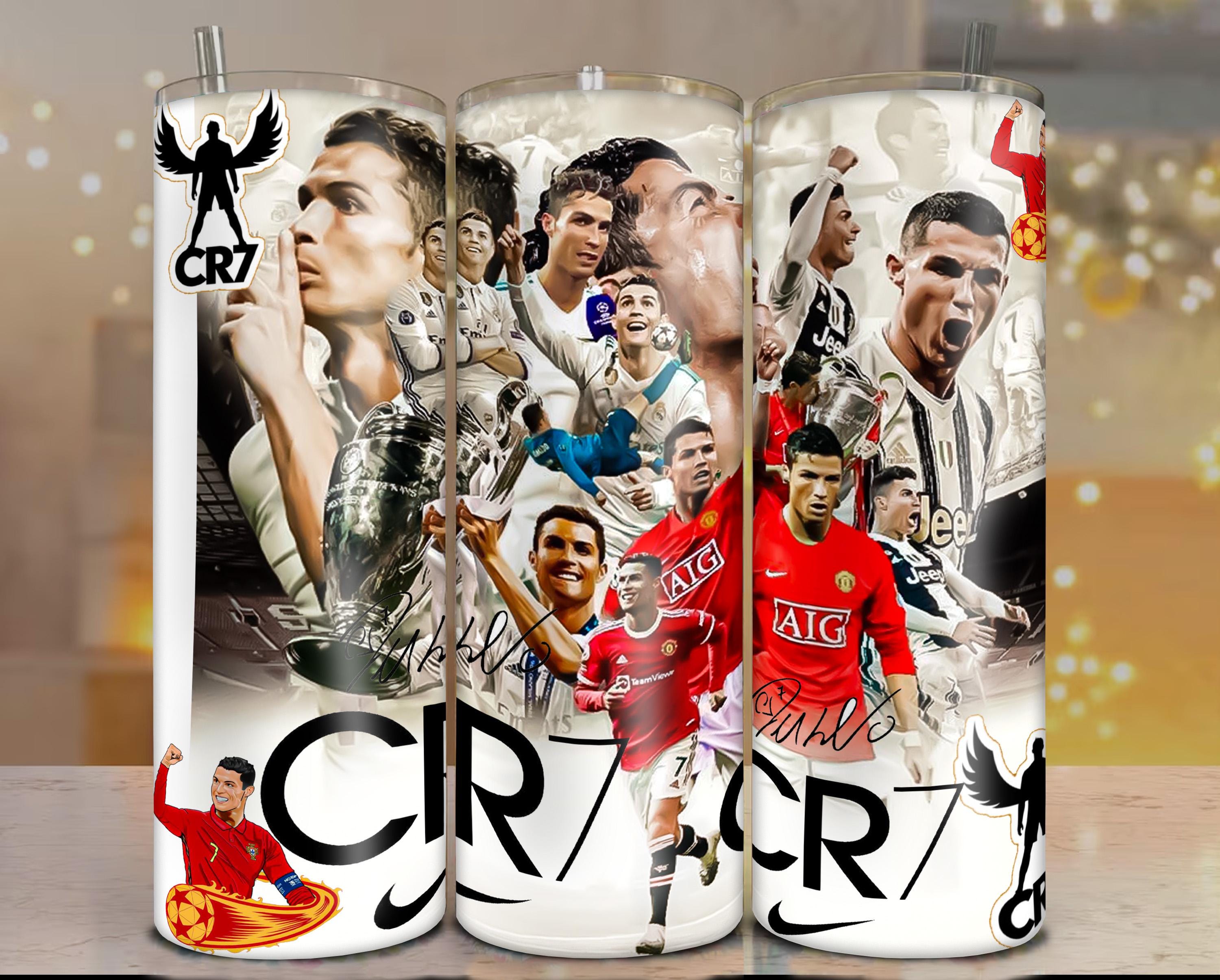 Ronaldo 20oz Tumbler Wrap Png File Digital Download