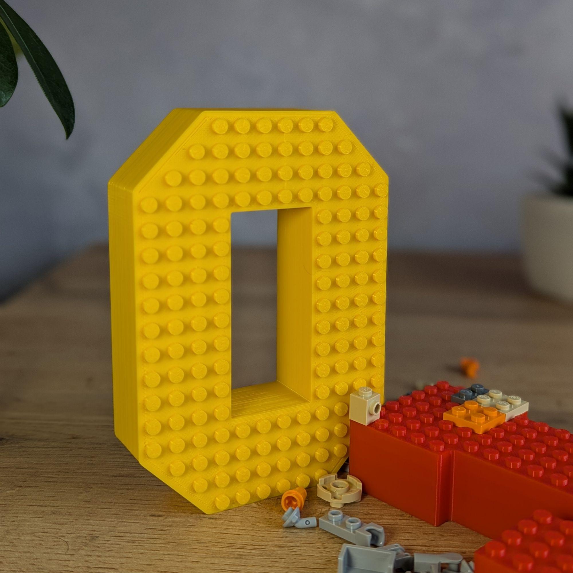 Custom 3D Block Name Sign: Kids Room Decor, Building Block Compatible ...