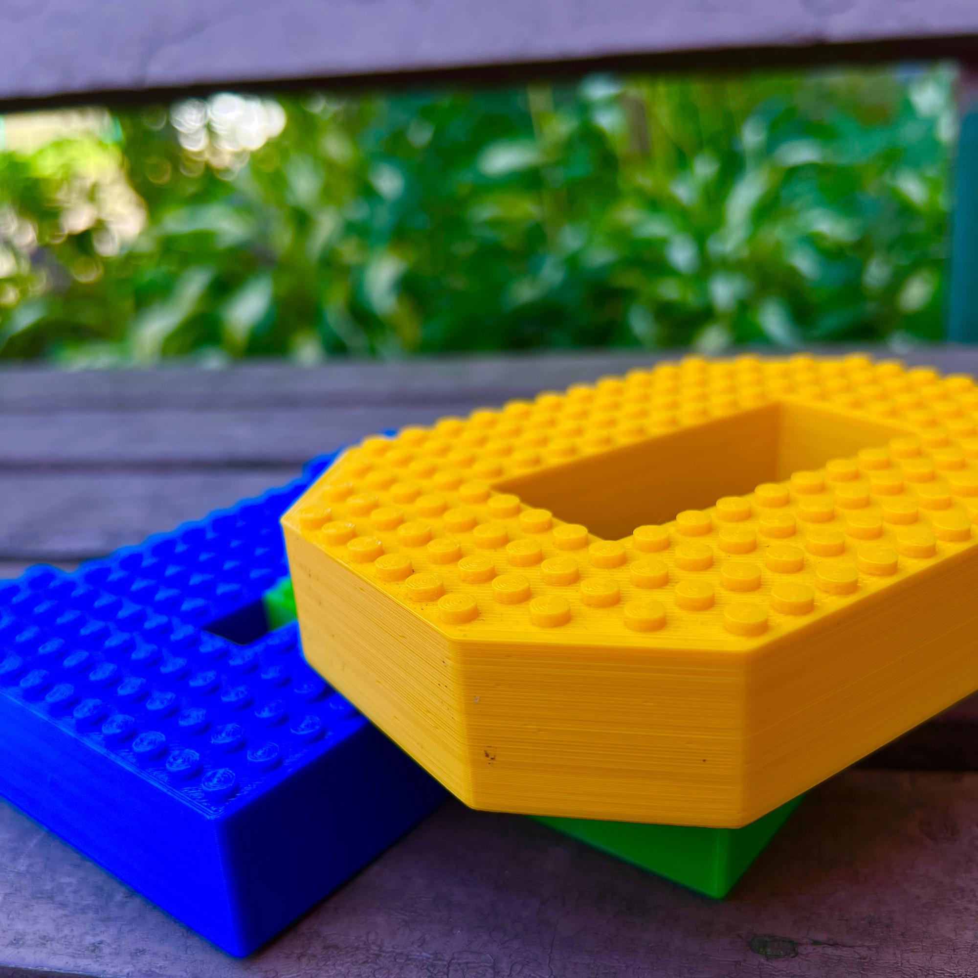 Custom 3D Block Name Sign: Kids Room Decor, Building Block Compatible ...