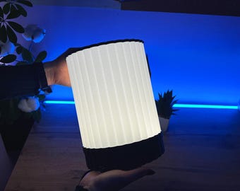 Unique Desk Lamp. A housewarming gift. Bedside Lamp for Aesthetic Home Decor. 3D printed lamp. Night light for the bedroom