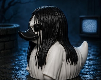 The Ring Girl Duck – Horror Duck, Samara Inspired Ducking Duck, Scary Movie Collectible, Creepy Halloween Gift