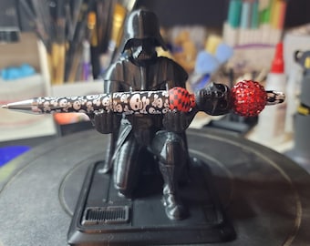 Darth Vader Pen Holder | Sci-Fi Desk Organizer | Space Warrior Pencil Cup | Office Desk Accessory | Gift for Sci-Fi Fans