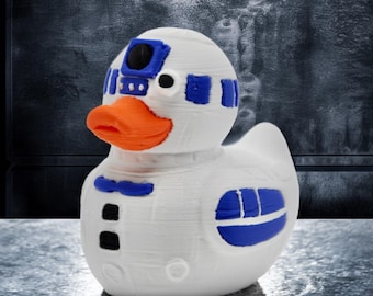 R2D2 Star Wars Inspired Collectible Duck , Cruise Duck , Dashboard Duck , Duking Duck, Rubber Duck