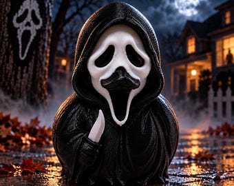 Ghostface Inspired Duck | Horror Ducking Duck | Scream Inspired Duck | Halloween Horror Gift | Cruise Ducking Collectible