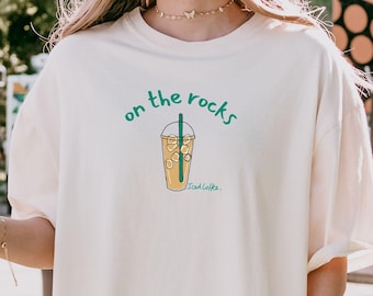 Comfort Colors® Coffee Shirt, Iced Coffee Lover Gift, Coffee Lover Tee, Funny Coffee Gift, Coffee T-Shirt, Trendy Coffee Lover Shirt