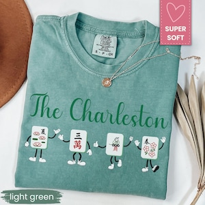 Comfort Colors® The Charleston Mahjong Shirt, The Charleston Sweatshirt, Mahjong Dance Shirt, Charleston Mahjong Crewneck, Domino Tee